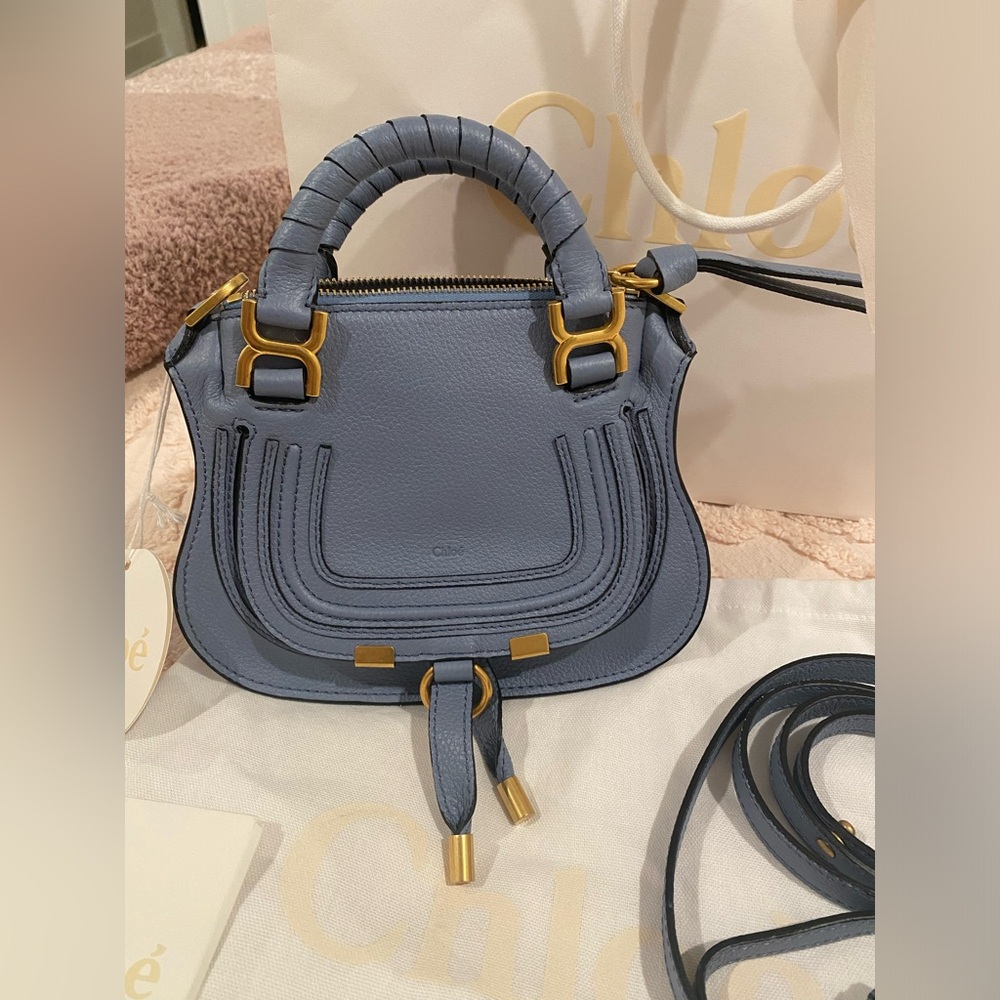 Chloé Marcie Mini in Light Blue